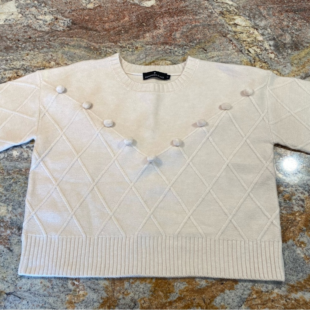 Pomander Place - Pam - Pom Pom Sweater - Super Soft - Tuckernuck
